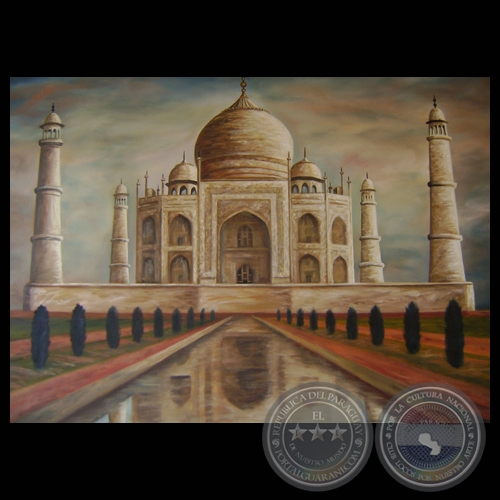 TAJ MAHAL - Óleo de ARIUS ROMERO